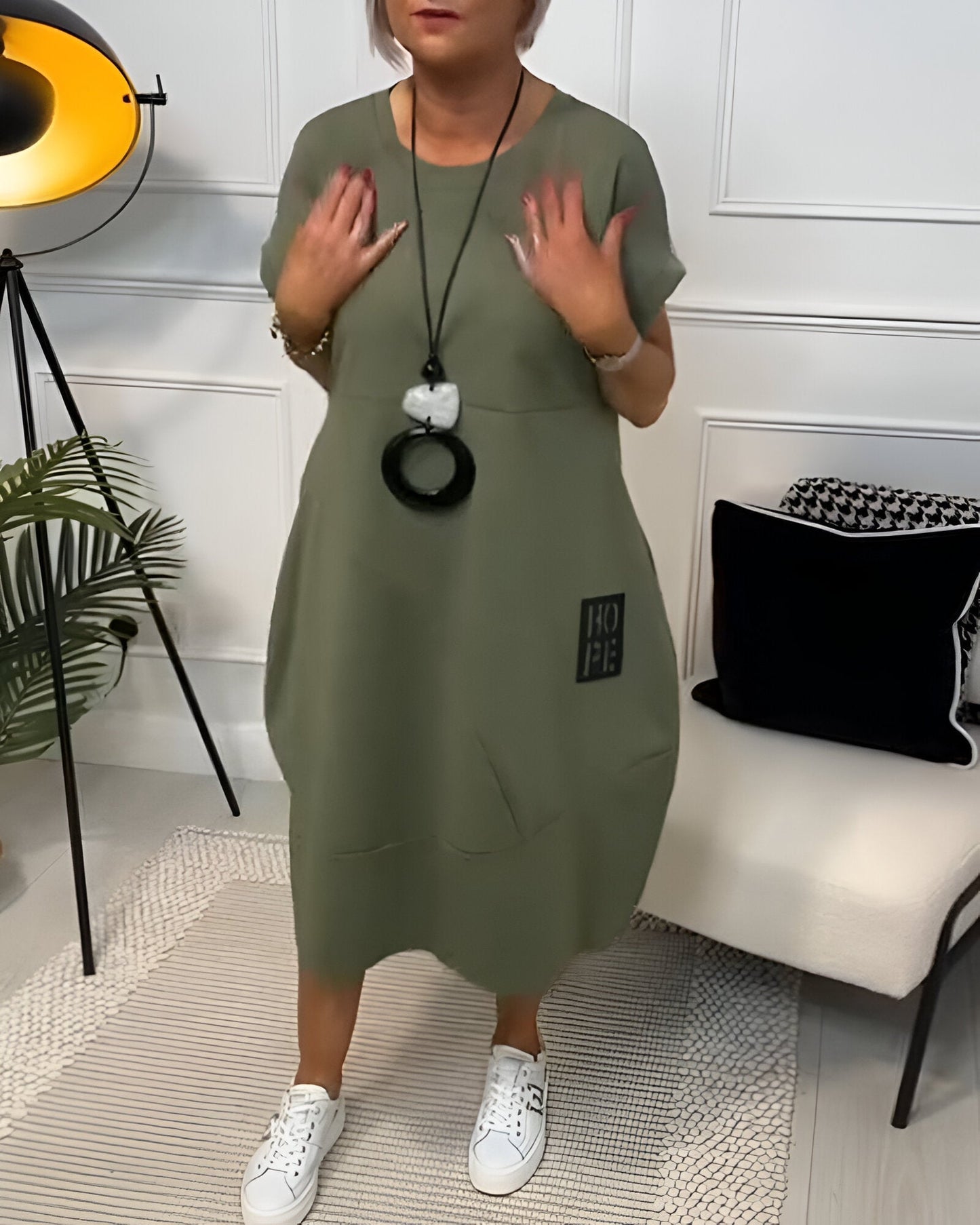 Émilie | Élégante Hoodie Dress