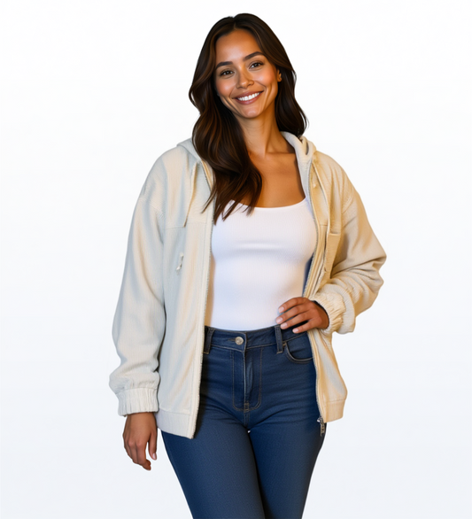 Madeleine | Veste Velours Côtelé