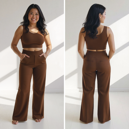Émilie | Pantalon Large Chic