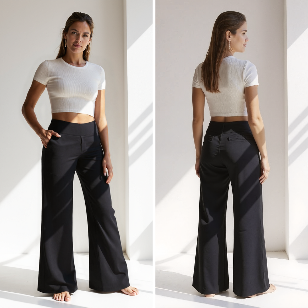Émilie | Pantalon Large Chic