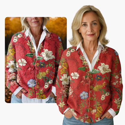 Antoinette | Cardigan Fleuri Vintage