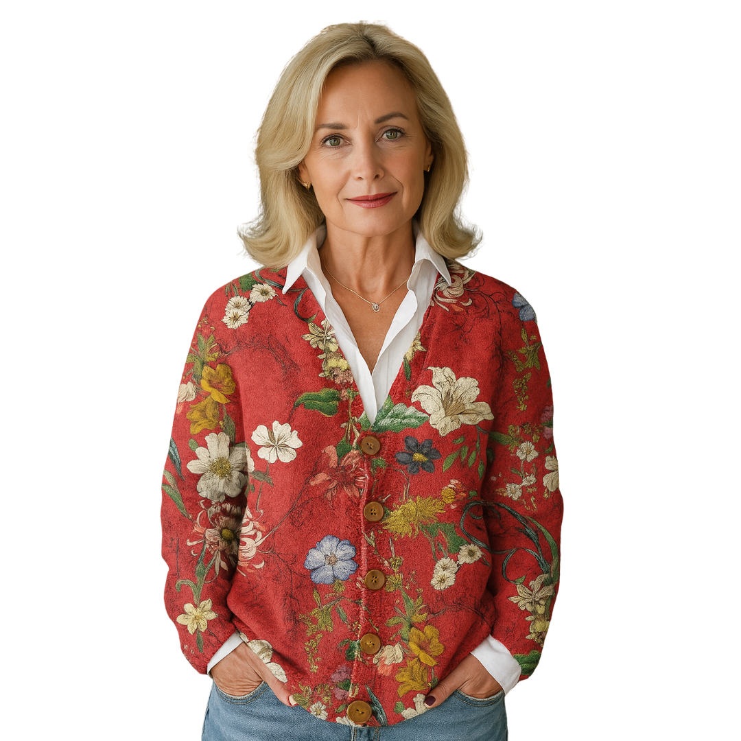 Antoinette | Cardigan Fleuri Vintage