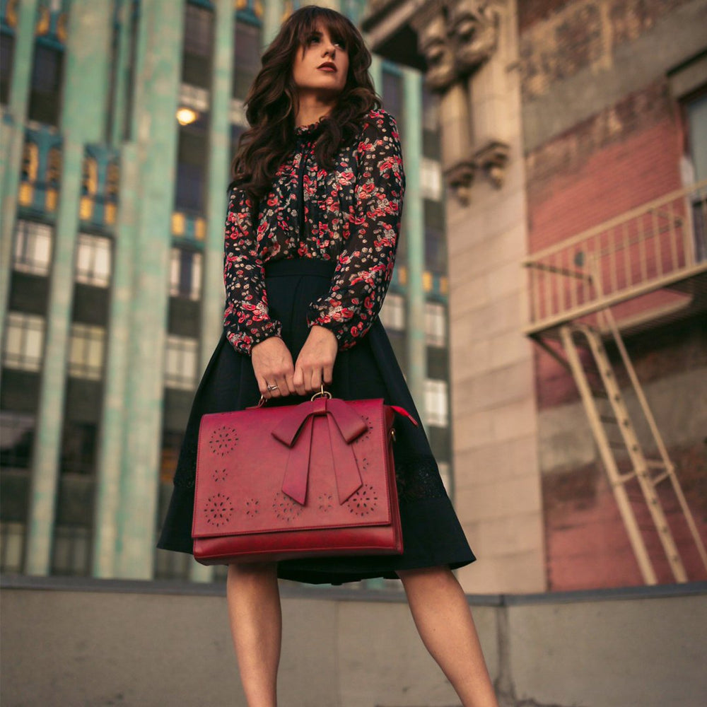 Bernadette - Sac Élégant à Nœud