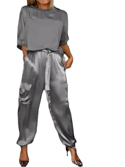 Evelina - Élégance Satinée Décontractée