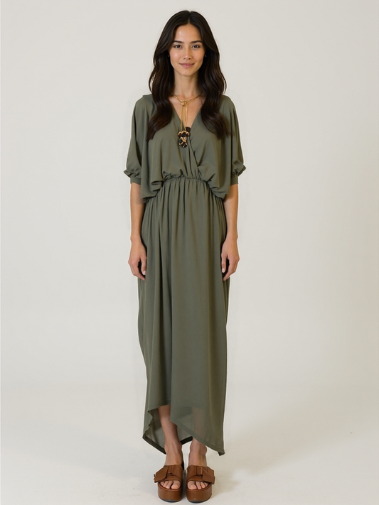 Véronique | Élégante robe longue été