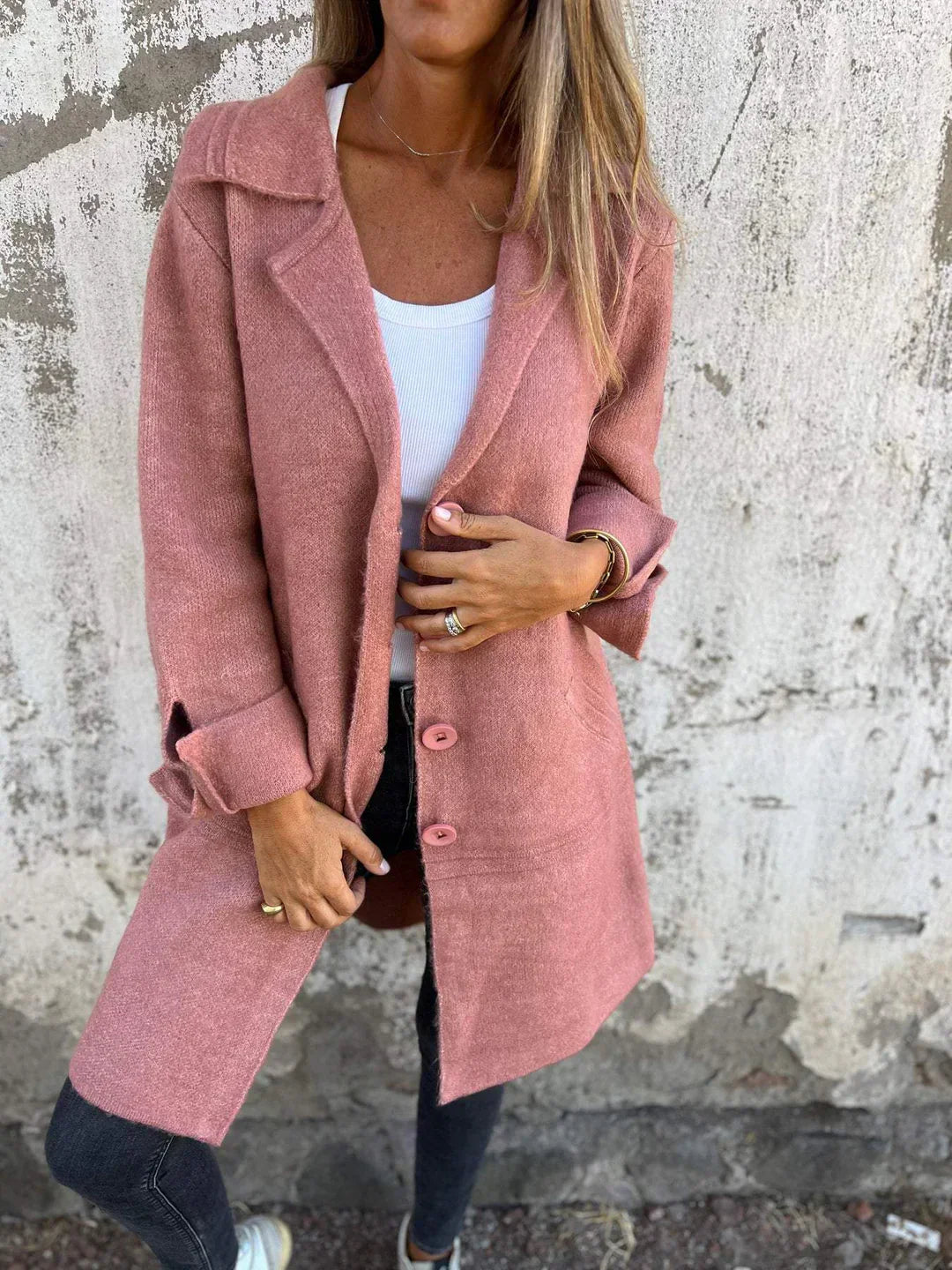 Audrey - Manteau Chic Minimaliste